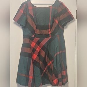 Modcloth retro inspired tartan dress